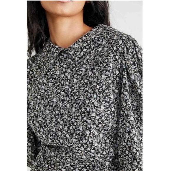 Free People Making Plans Cotton Floral Mini Dress 0 - Picture 2 of 4